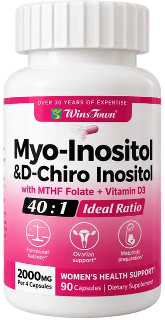 Wins Town Myo and D-Chiro Inositol, 90 capsules
