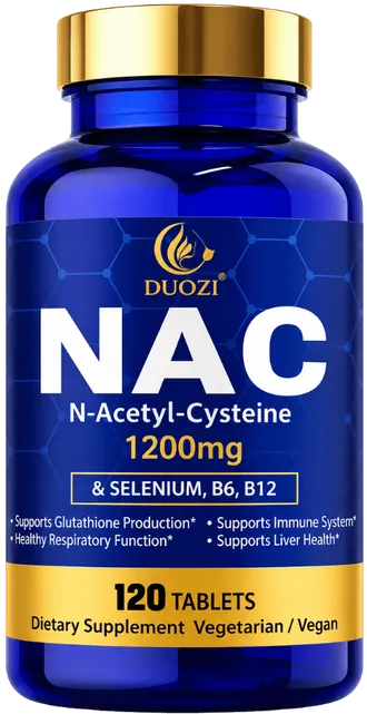 Duozi NAC (N-acetyl cysteine), 120 tablets