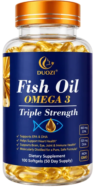 Duozi Fish Oil Omega 3, 100 softgels